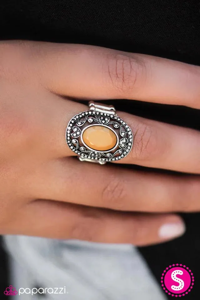 Paparazzi Ring ~ Have Courage and BEAD Kind - Yellow