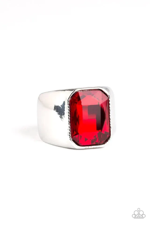 Paparazzi Ring ~ Scholar - Red