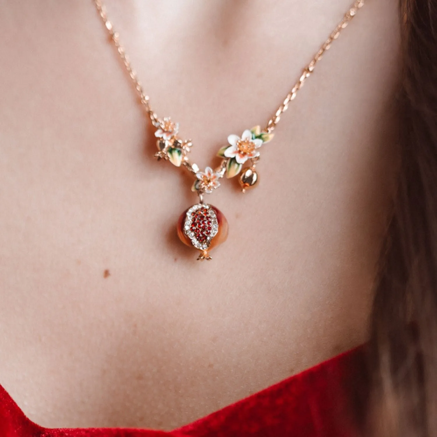 Pomegranate Necklace