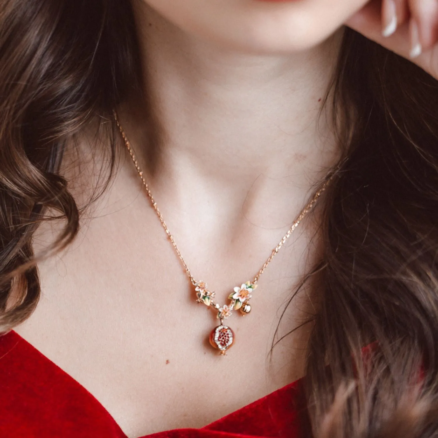 Pomegranate Necklace