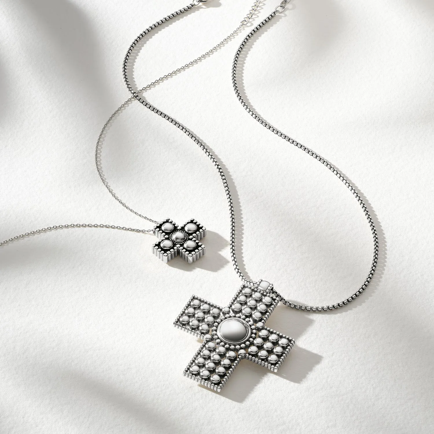 Pretty Tough Small Cross Necklace