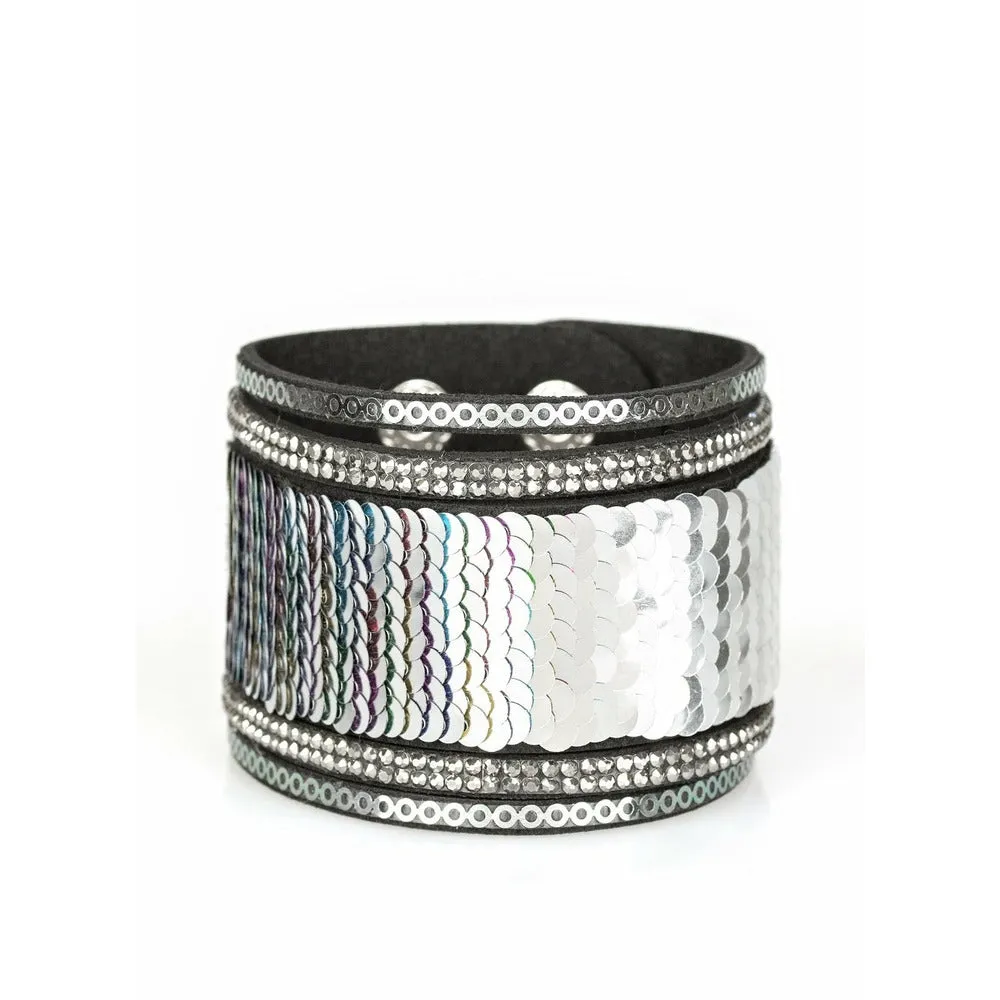 Rainbow Glee Leather Cuff Bracelet