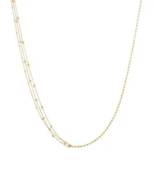 Scope Necklace Multi Gold