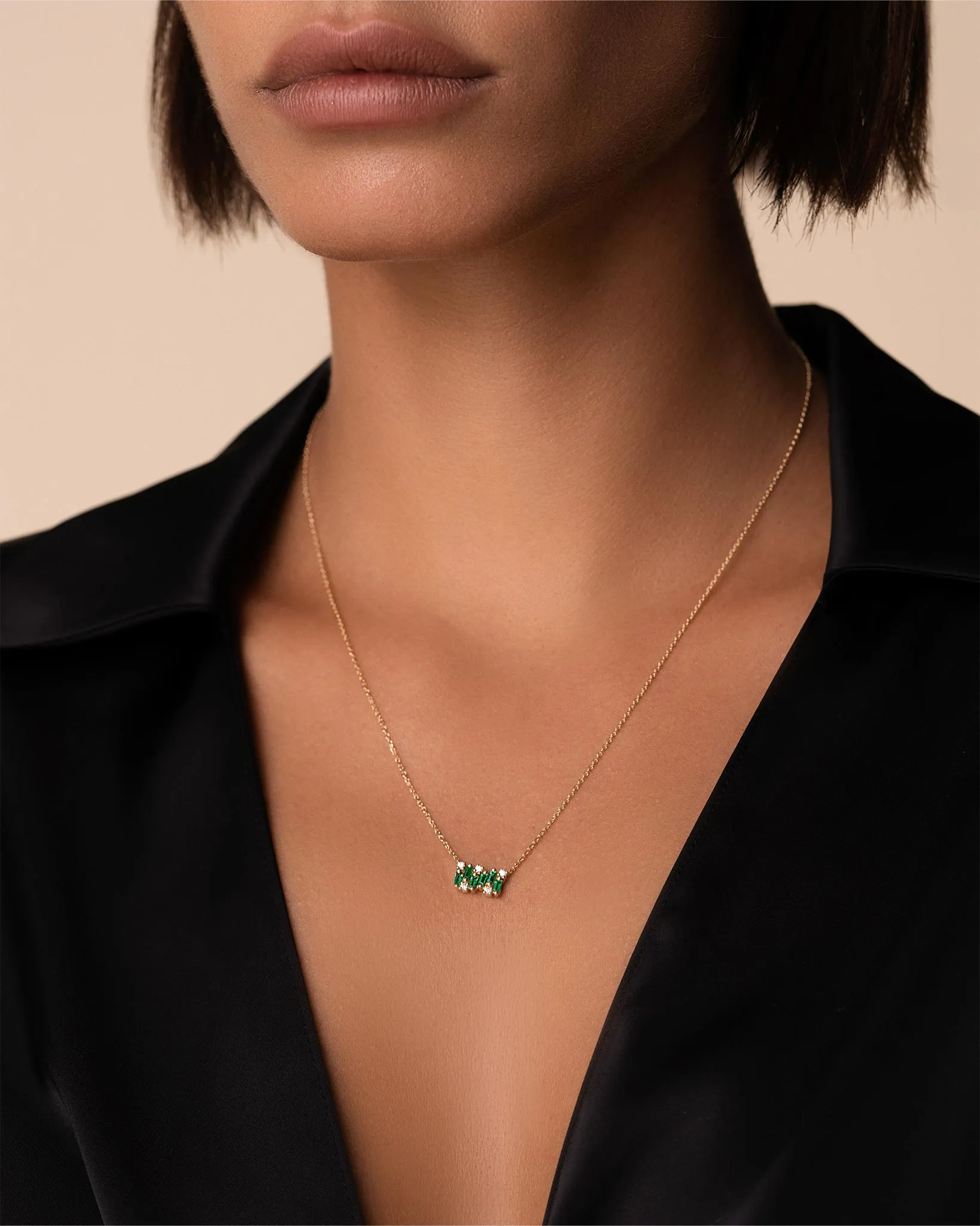 Shimmer Emerald Mini Bar Pendant