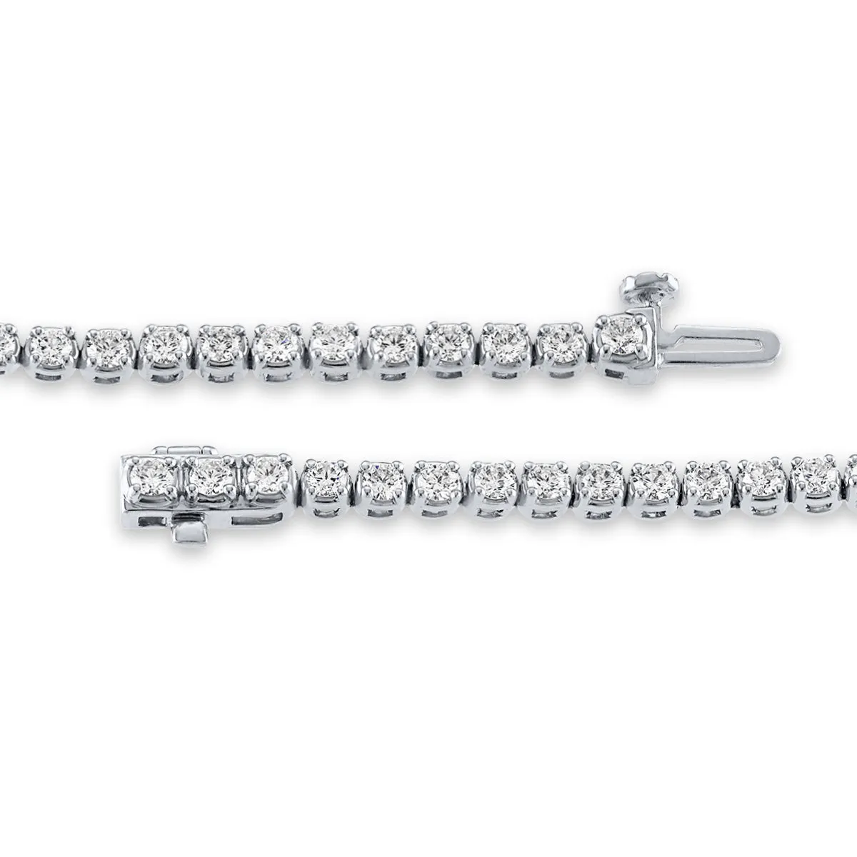 Signature EcoLove 5 CTW Lab Grown Diamond 7-inch Tennis Bracelet in Platinum