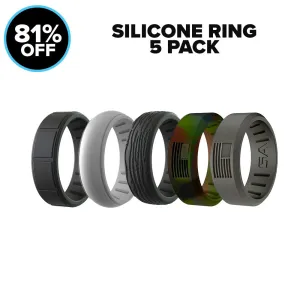 SILICONE RING 5 PACK   FREE GIFT