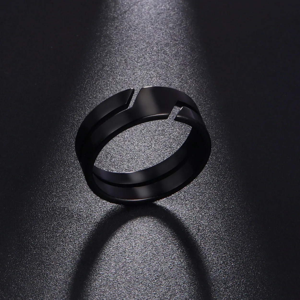 Silver Color Unisex Stainless Rings