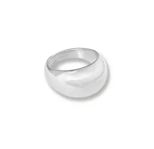 SIMONE SILVER DOME BUBBLE RING