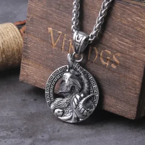 Sparta Helmet Viking Necklace