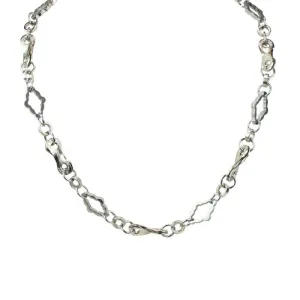 Stainless Steel Diamond Chain Necklace