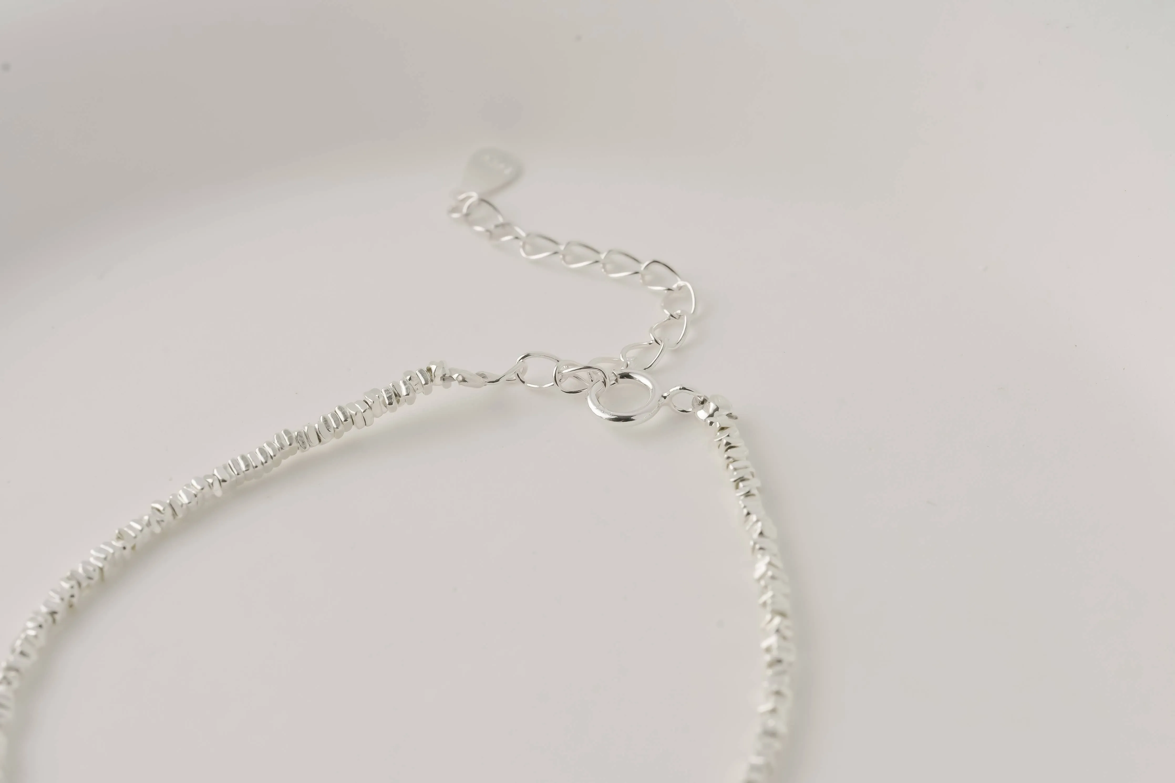 Sterling Silver Bead Bracelet