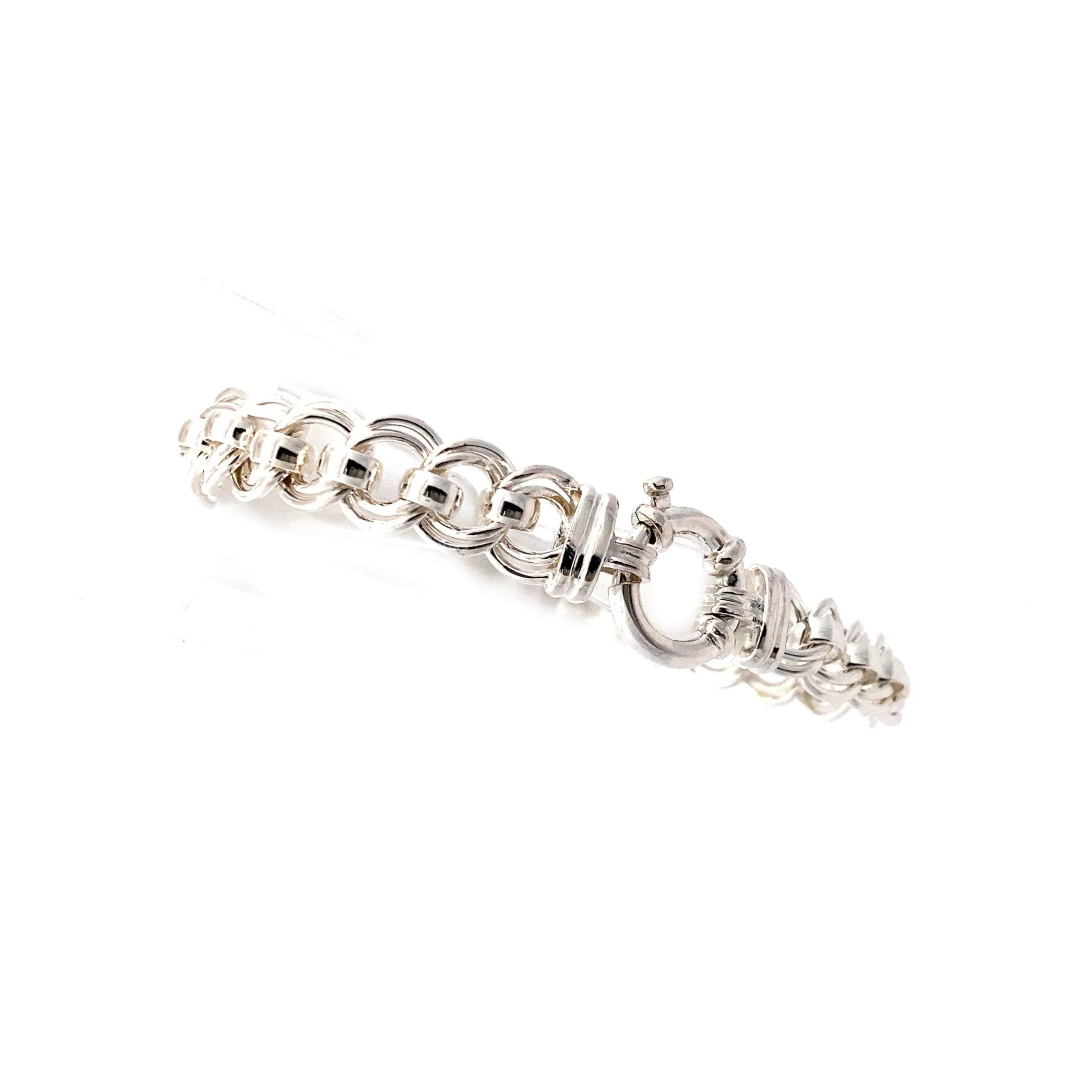 Sterling Silver Double Roller Bracelet