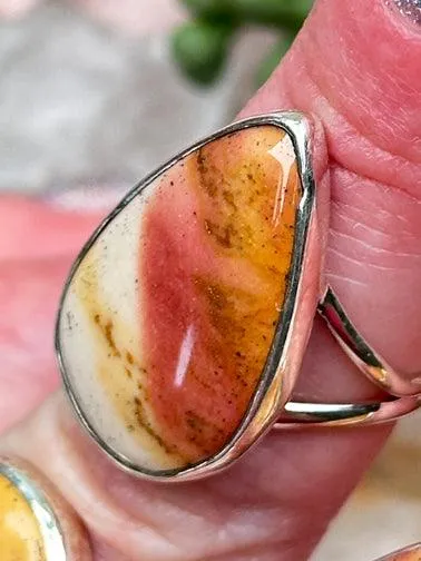 Sterling Silver Mookaite Rings