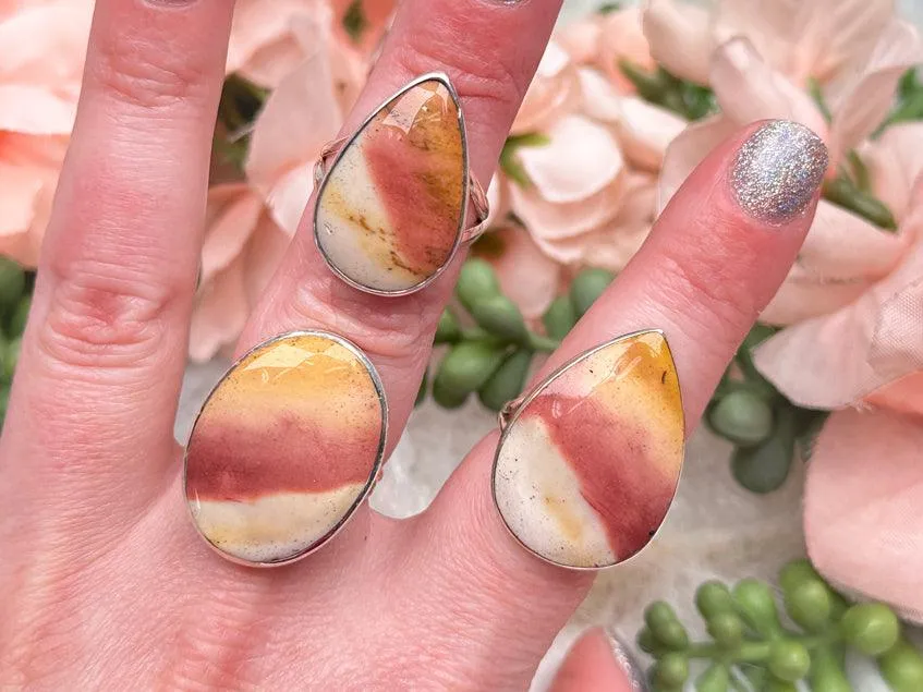 Sterling Silver Mookaite Rings