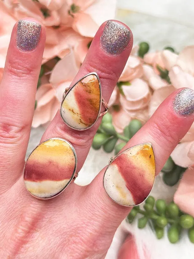 Sterling Silver Mookaite Rings