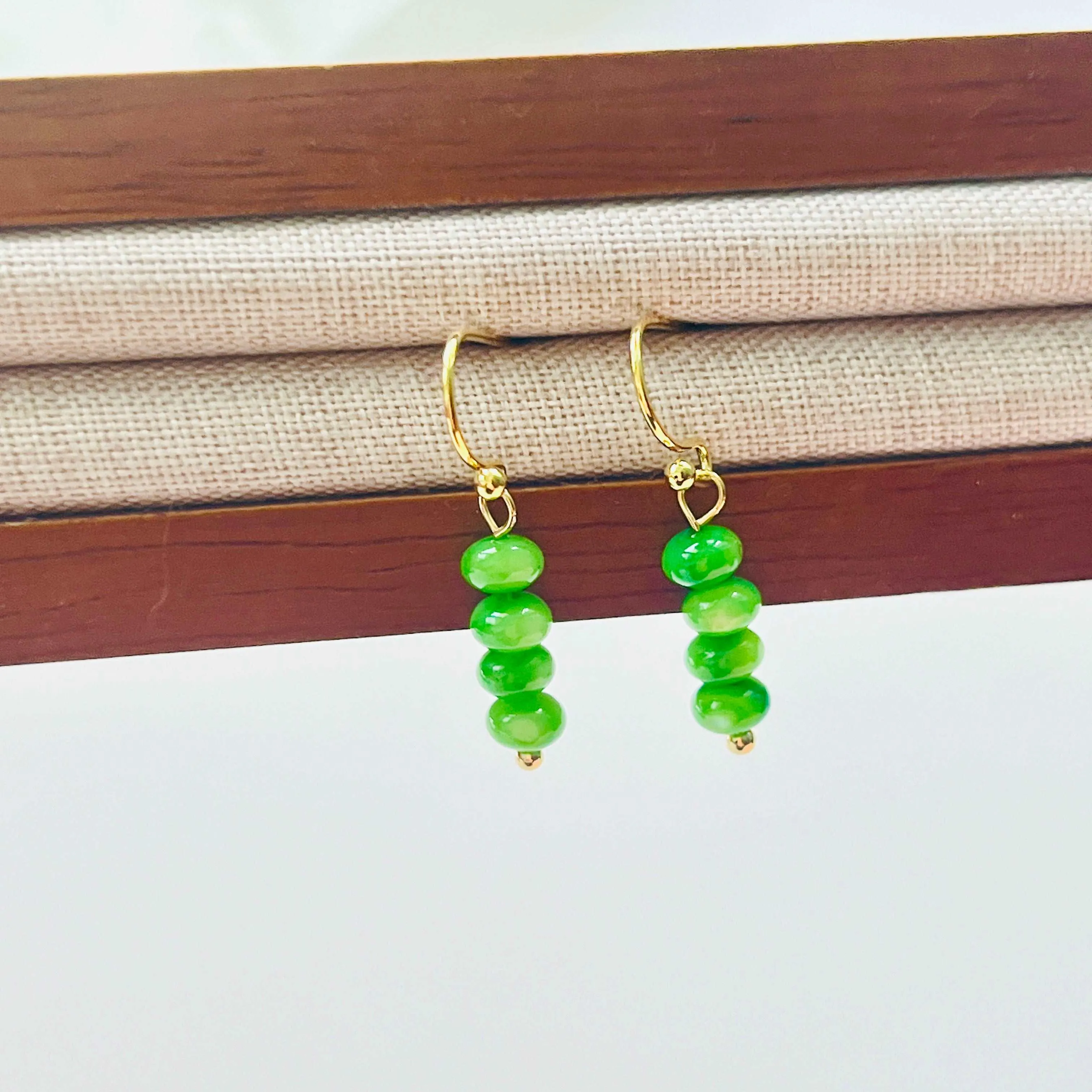 Sweet Pea Hook Earrings