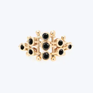 The Black Diamond Diadem Ring