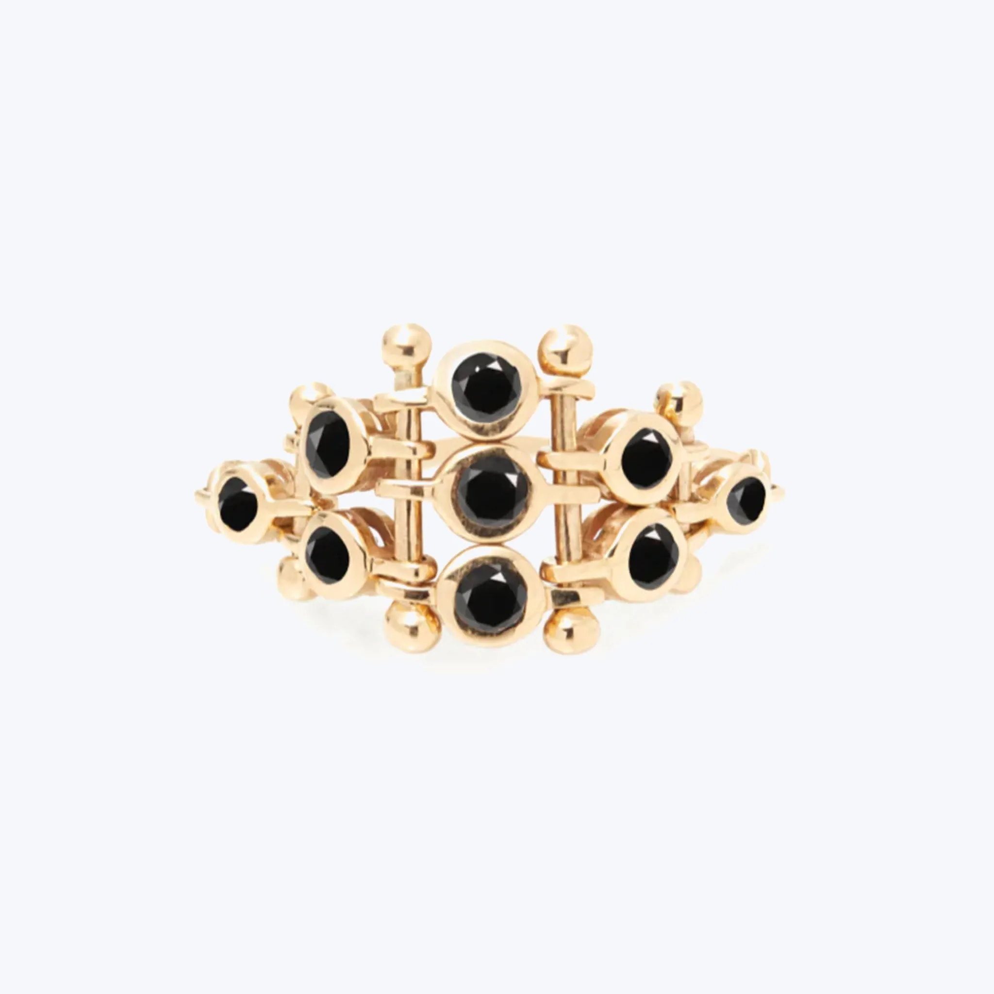 The Black Diamond Diadem Ring