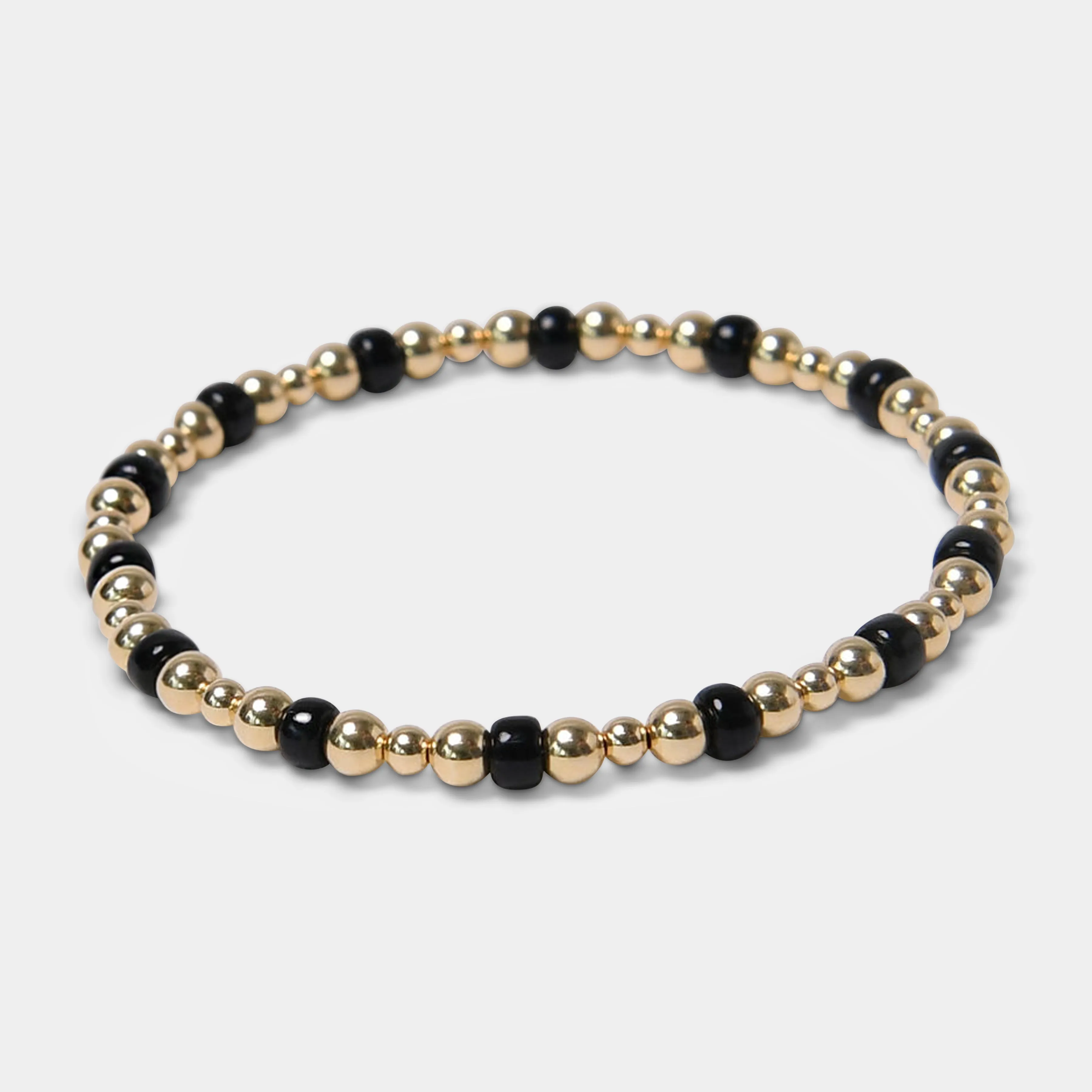 The Black Truffle Stack Bracelets