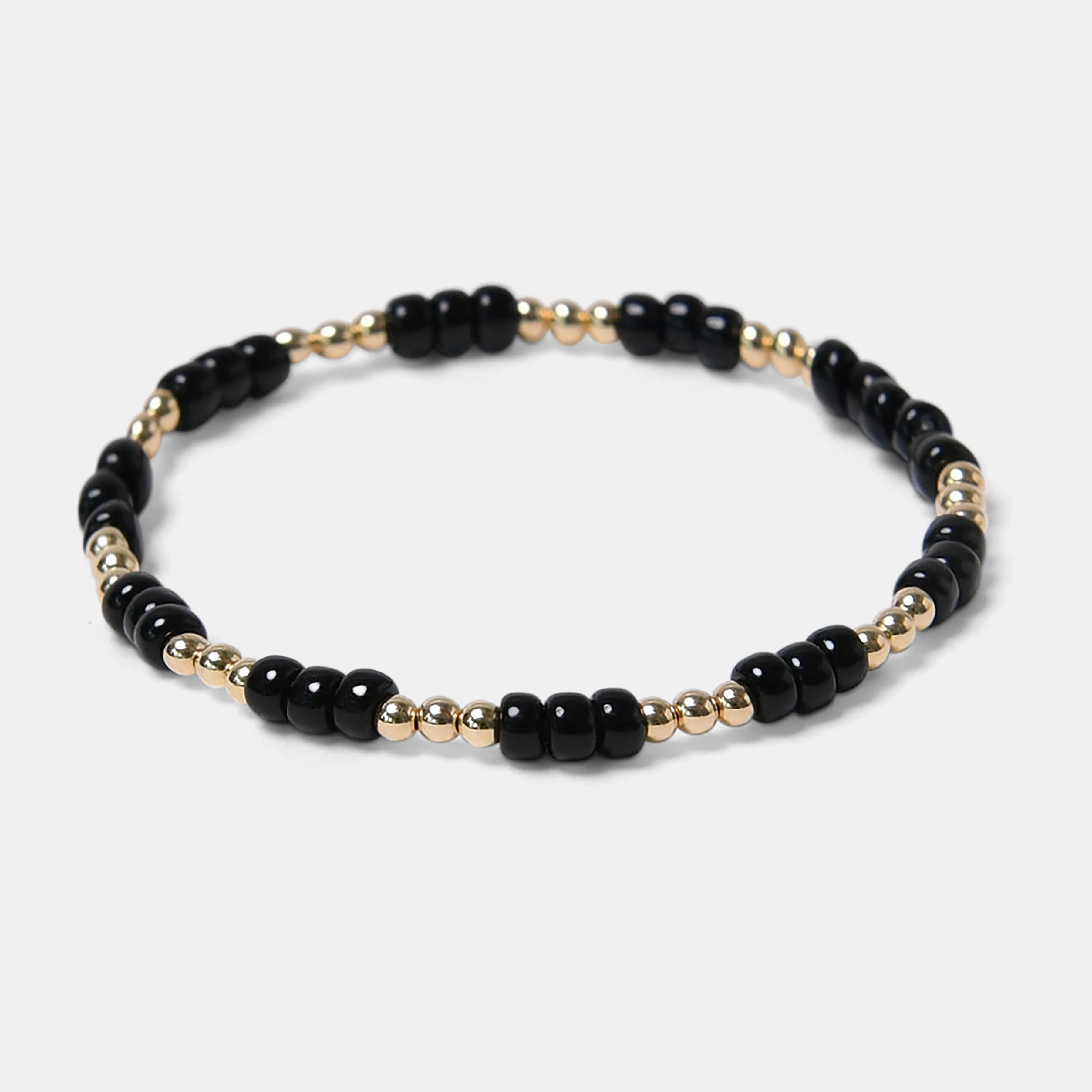 The Black Truffle Stack Bracelets