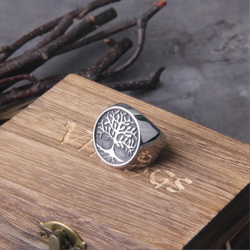 Tree of Life Amulet Viking Ring