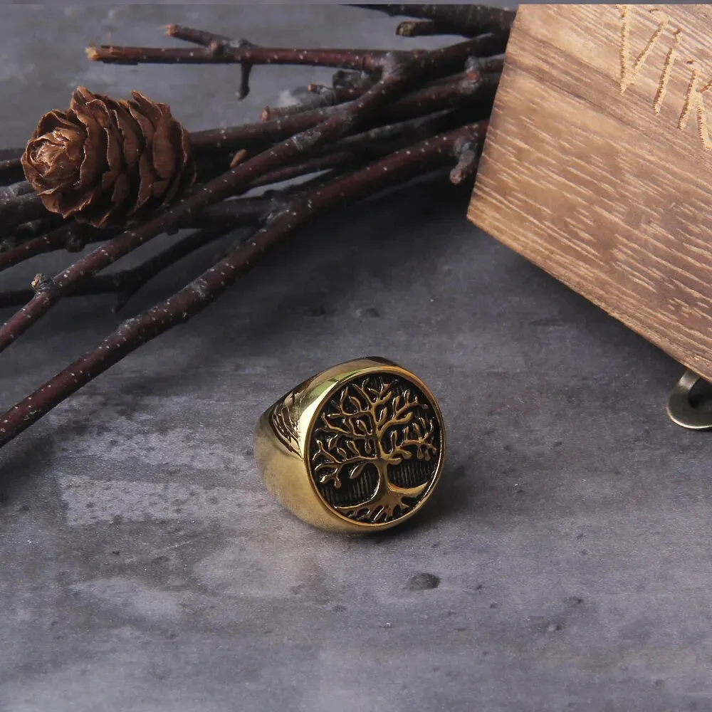 Tree of Life Amulet Viking Ring