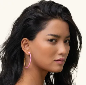 Vibrant Bloom Hoops