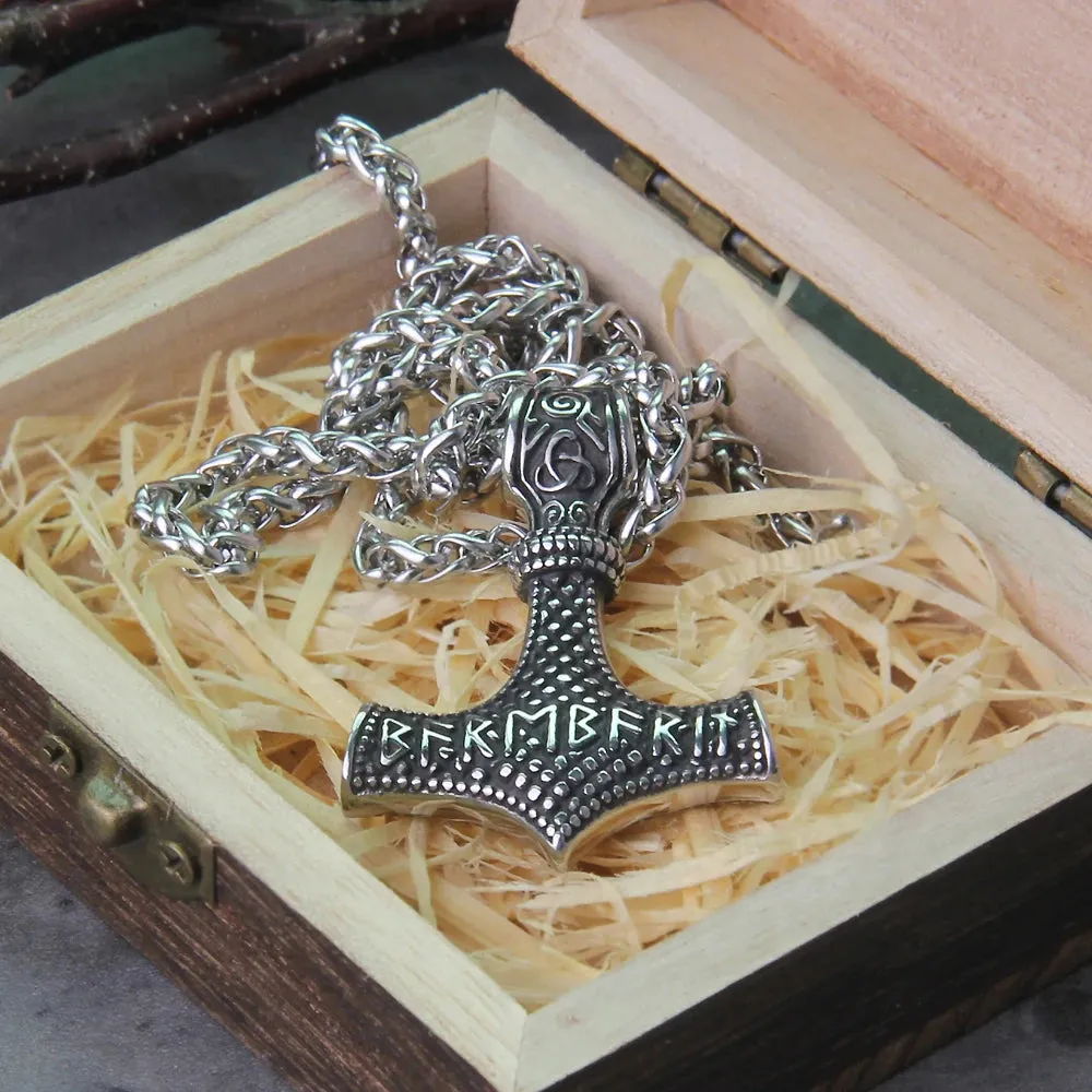 Viking Scandinavian Norse Mjolnir Necklace