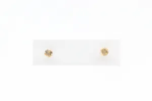 White Gold Citrine Earrings