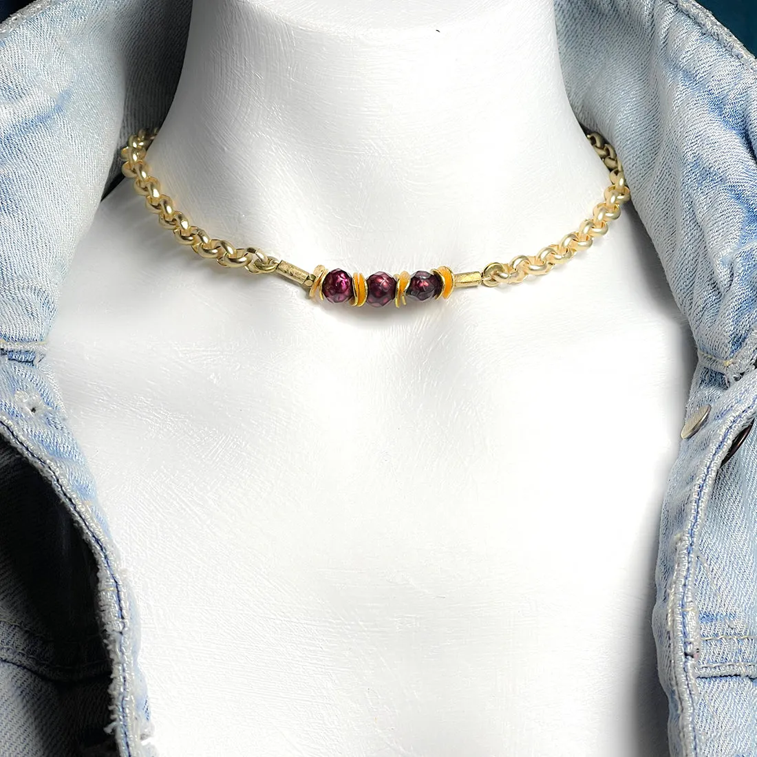 WHOLESALE JO Faceted Pearls Necklace