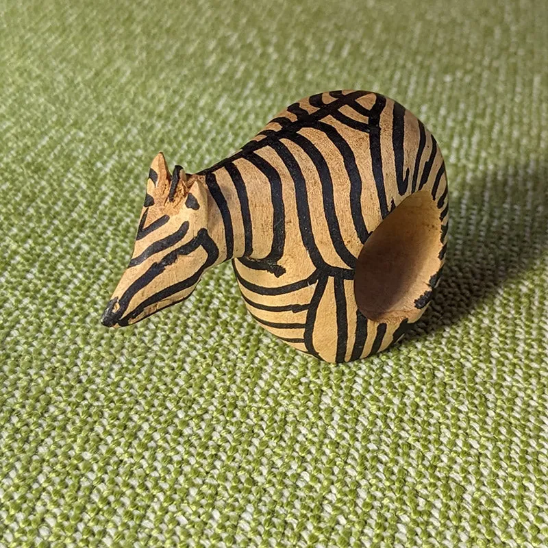 Wooden Zebra Napkin Rings (Sold Individually)